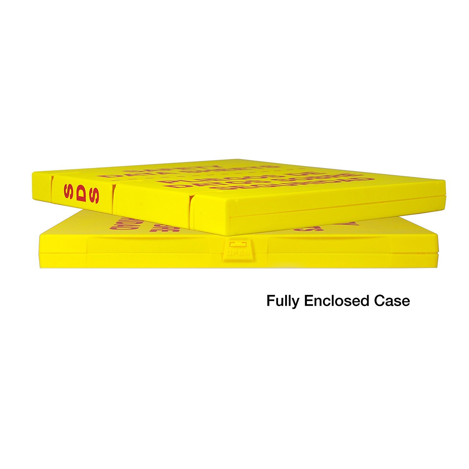 SDS Safety Data Sheet Binder, 1.5" Capacity, Polypropylene Rings, Fully Enclosed