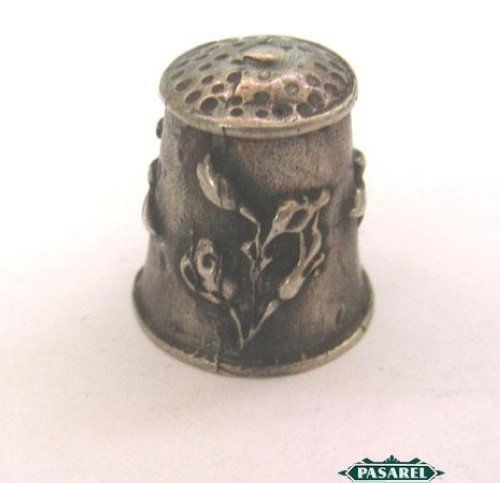 Fine Vintage Continental 925 Sterling Silver Thimble