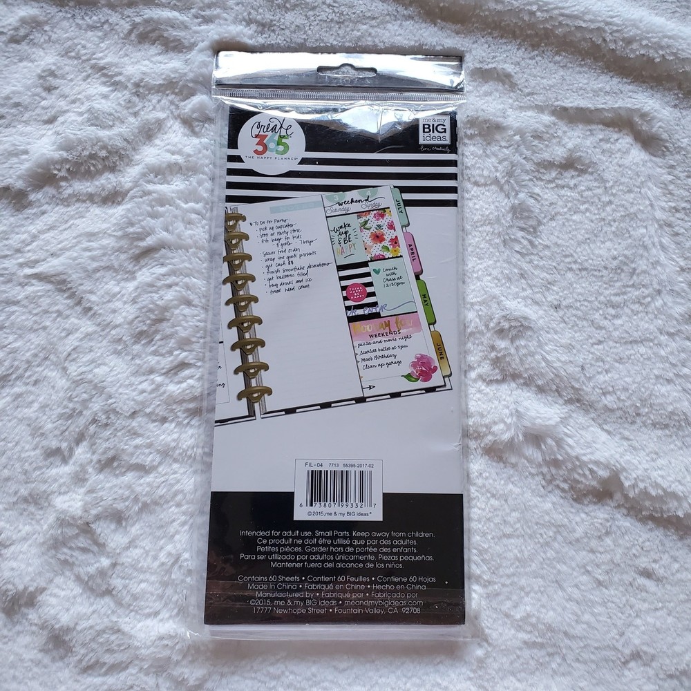 The Happy Planner Half Sheets Classic Notes List