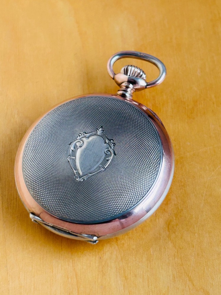 2T805 Zenith silver pocket watch