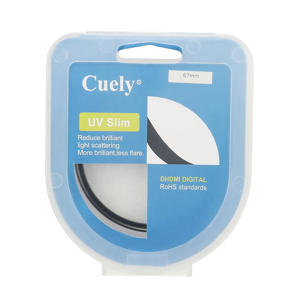 UV Lens Filters, 67mm Thin Protective Multilayer Frame, 2pcs