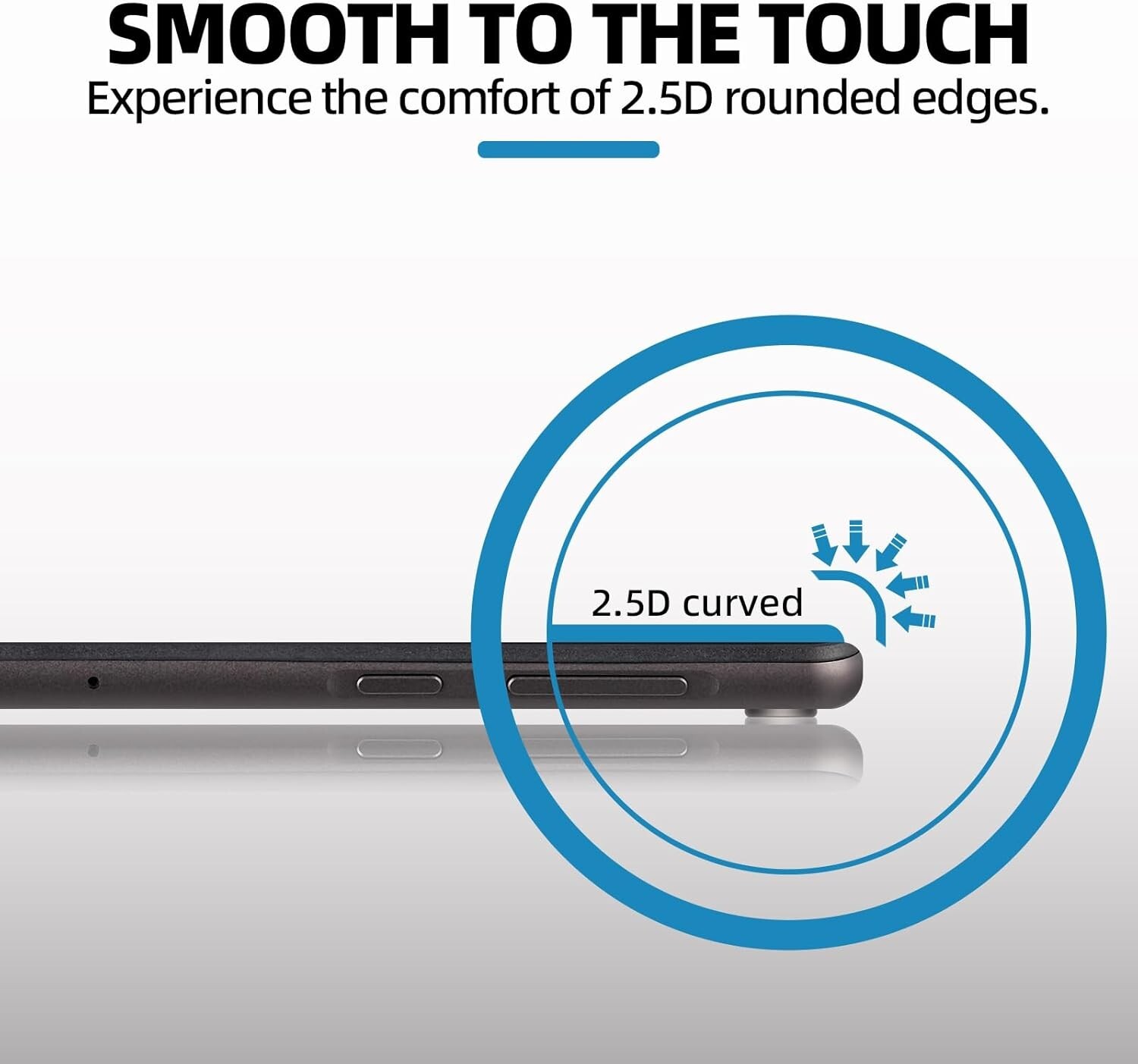 (2 Pack) Screen Protector For 10.1" Android Tablet (Model: C107) Tempered Glass