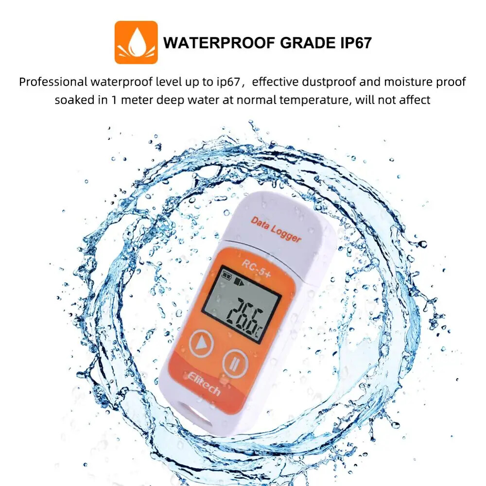 High-precision RC-5+ Digital USB Temperature Data Logger NTC Sensor Portable New