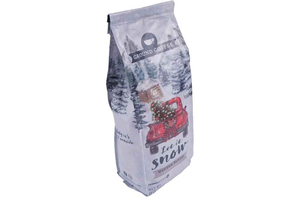 GROUND COFFEE LET IT SNOW WINTER BLEND MEDIUM ROAST 12oz Paramountroasters
