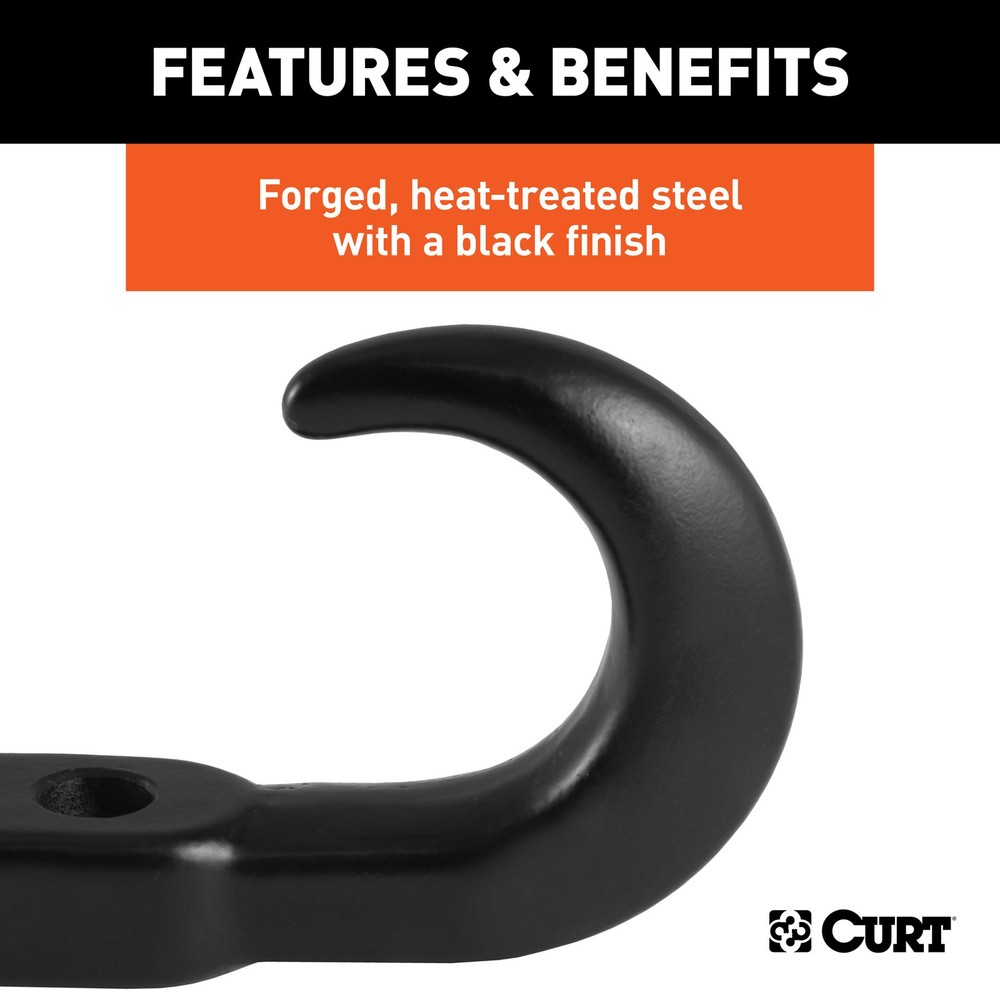Curt-Tow Hook (10,000 lbs., Black)