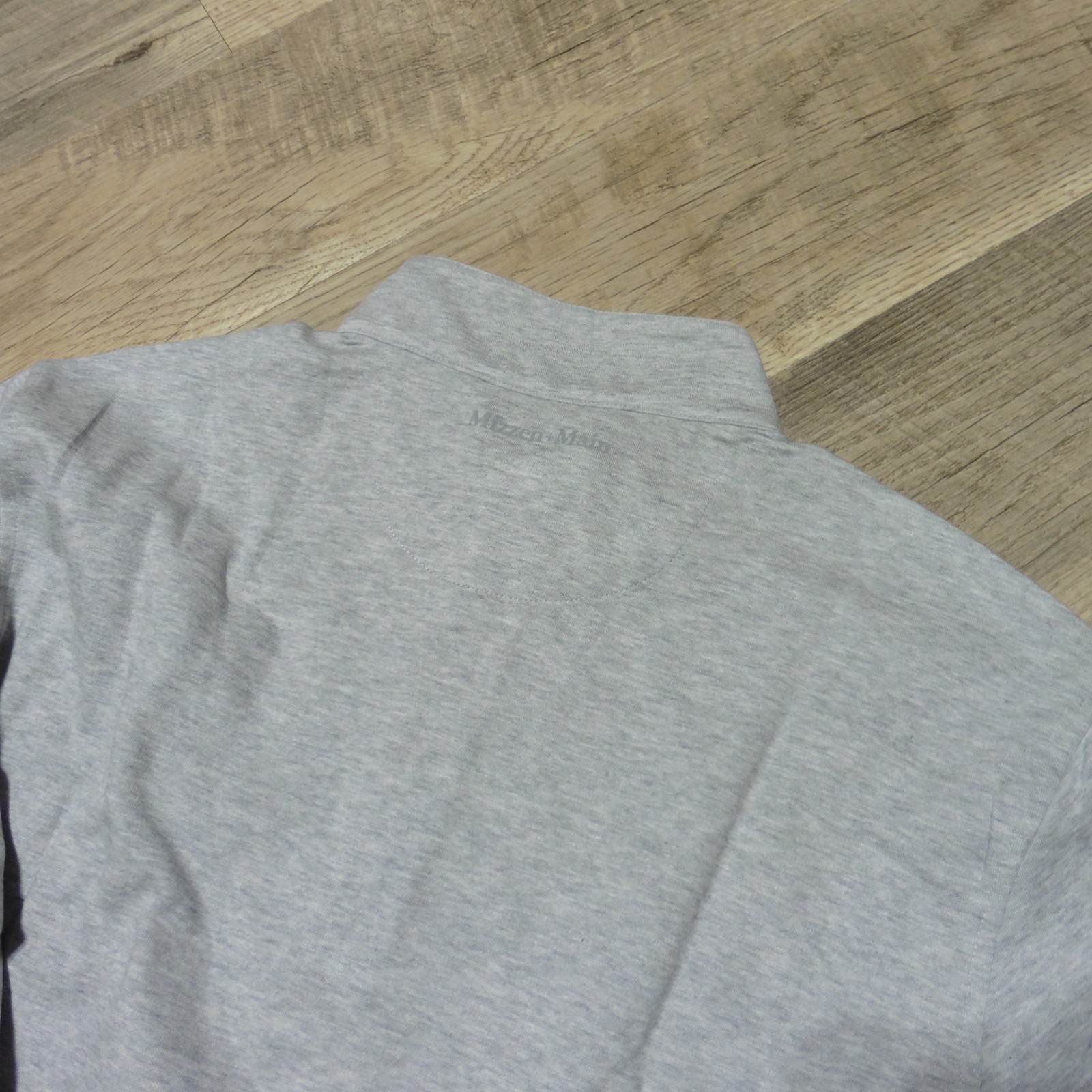 MIZZEN + MAIN Mens XL PULLOVER KPI QUARTER ZIP GREY PERFORMANCE GOLF 1/4