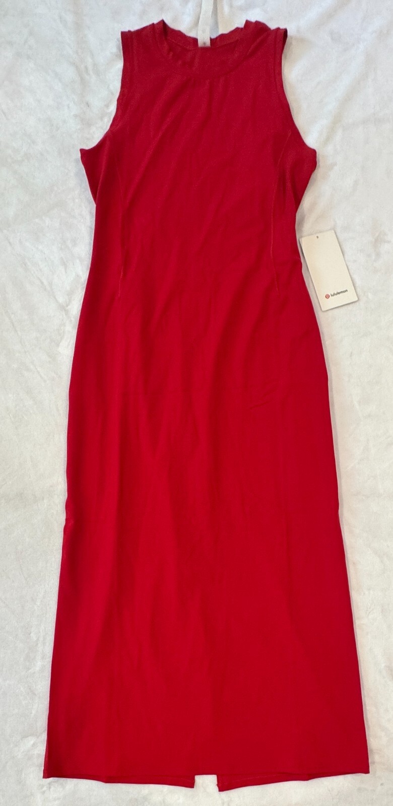 NWT Lululemon All Aligned Midi Dress DKRD Dark Red Size 8