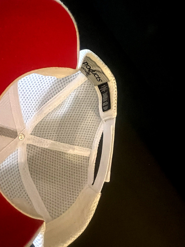 SUBARU Logo Cap Hat White One Size Unisex White Mesh Hook Loop Adjustable