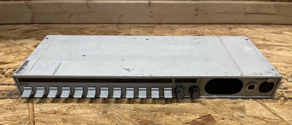 UNTESTED TELEX KP-12LK4 Telex 12 Position Key panel Intercom System Rack