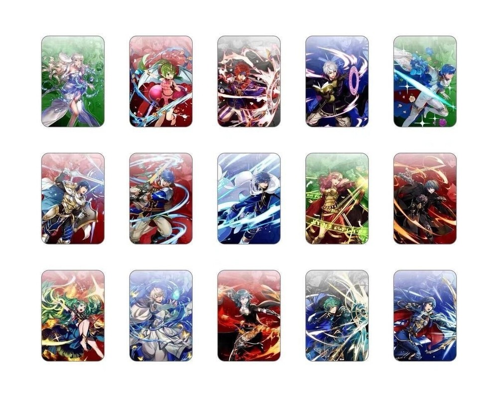 15x Set Mini NFC Cards Emblem Warriors Switch