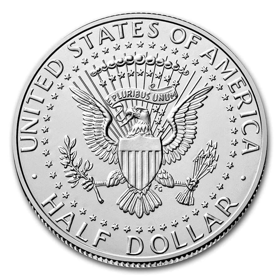 2019-P KENNEDY HALF DOLLAR UNCIRCULATED FROM ROLL