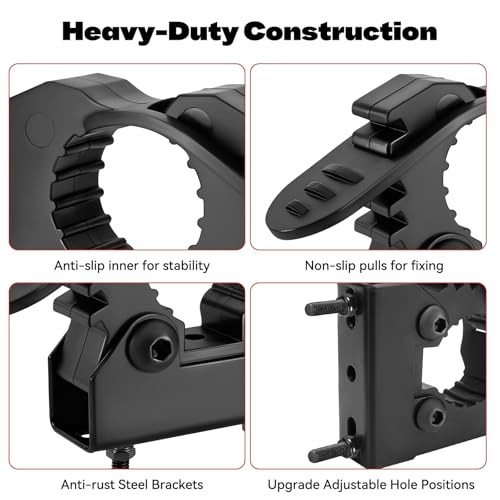 Quick Release Rubber Clamp Mount for MOLLE Panel its 1 MOLLE Panel Clamp -4