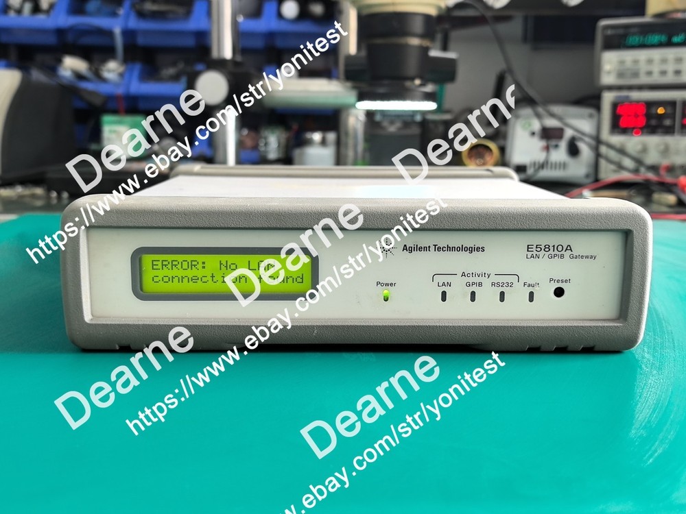 Agilent Keysight E5810A LAN GPIB Gateway Network Device (CWT44)