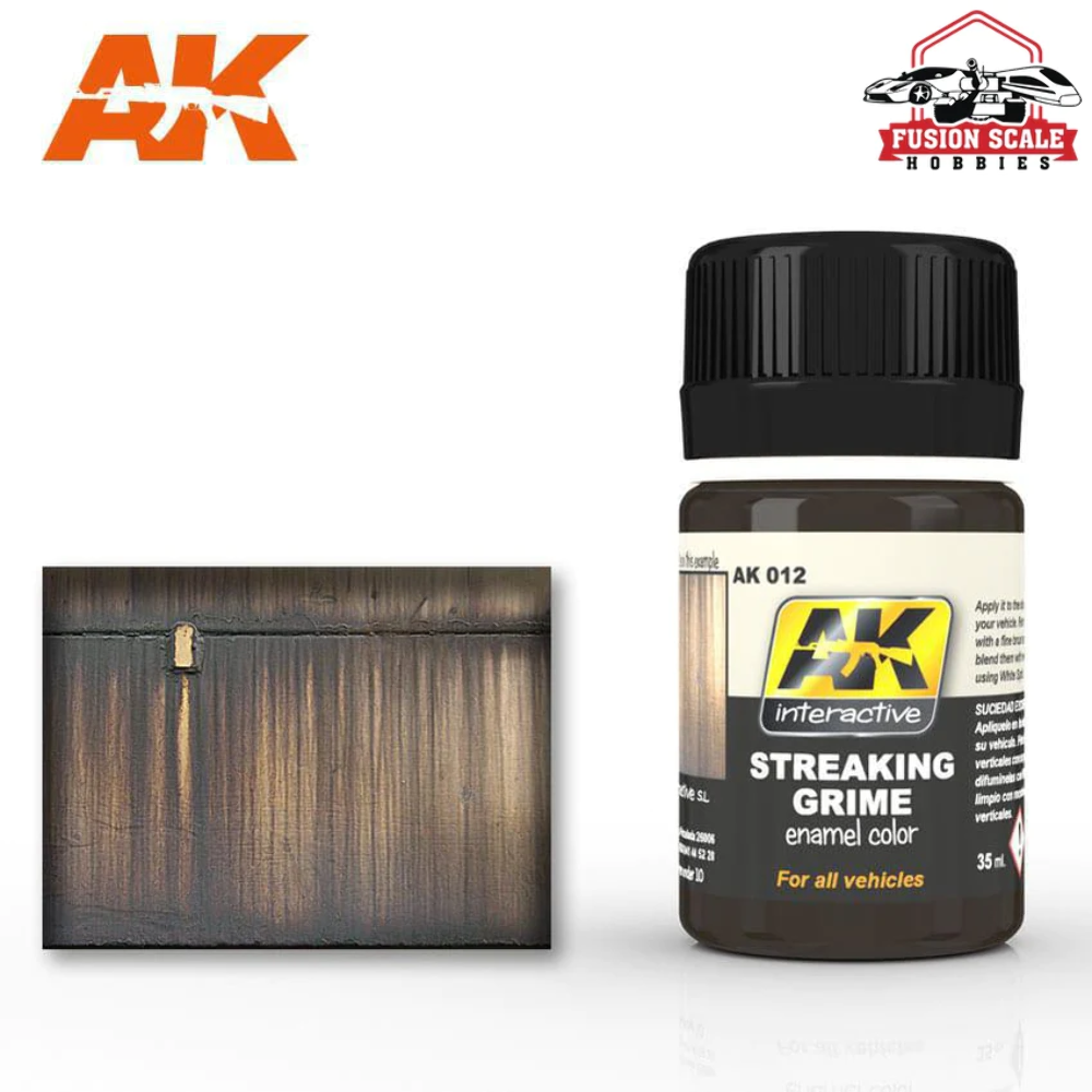 AK Interactive Streaking Grime Enamel Paint 35ml Bottle