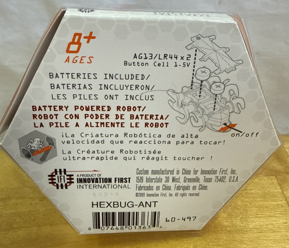 2009 Hex Bug Micro Robotic Ant Blue 60-497 New