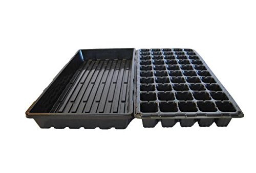 Bootstrap Farmer 50 Cell Seed Starting Trays Extra Strength 5 Pack Seedling Tray