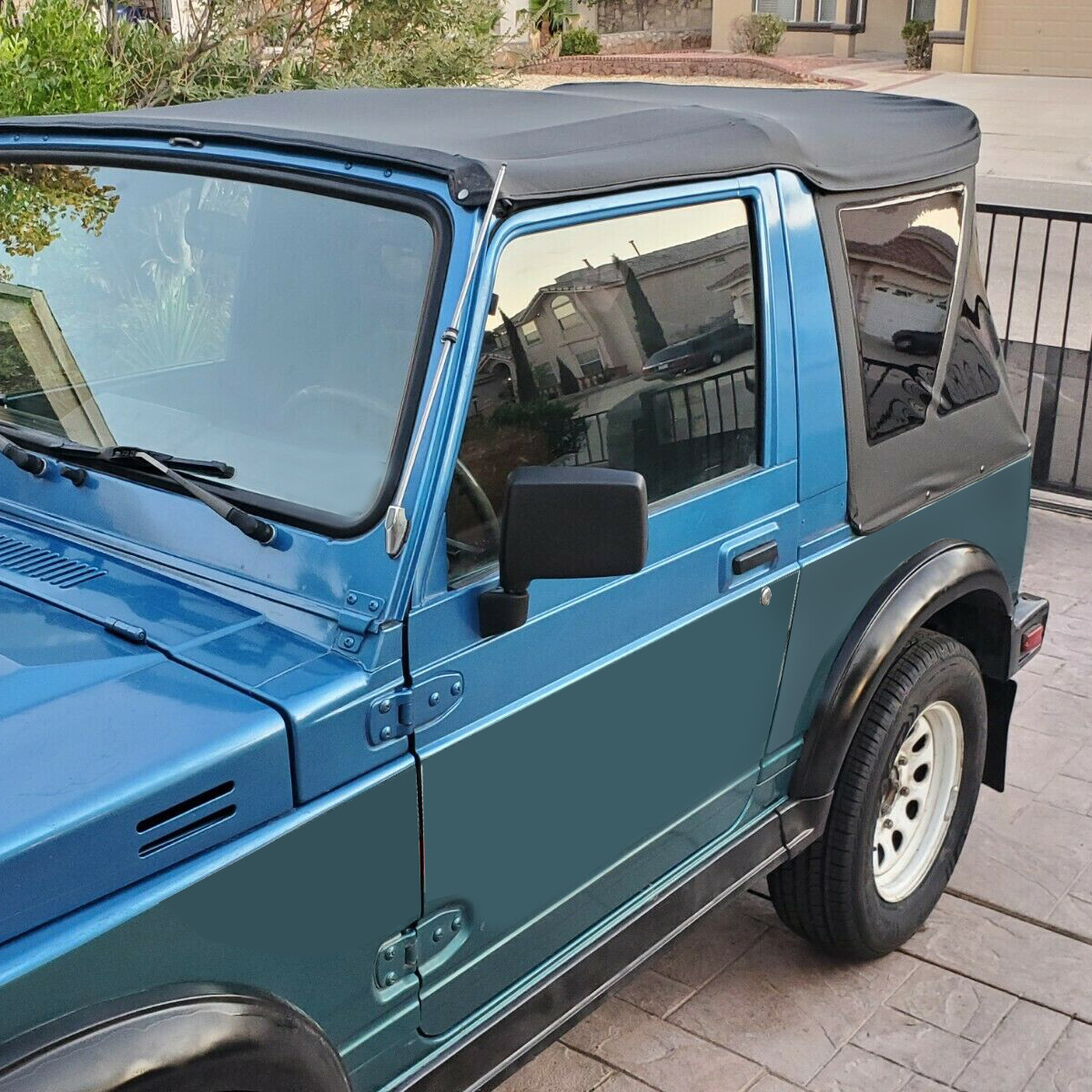 KOJEM For 86-94 Suzuki Samurai Replacement Soft Top w/ Removable Tinted Windows