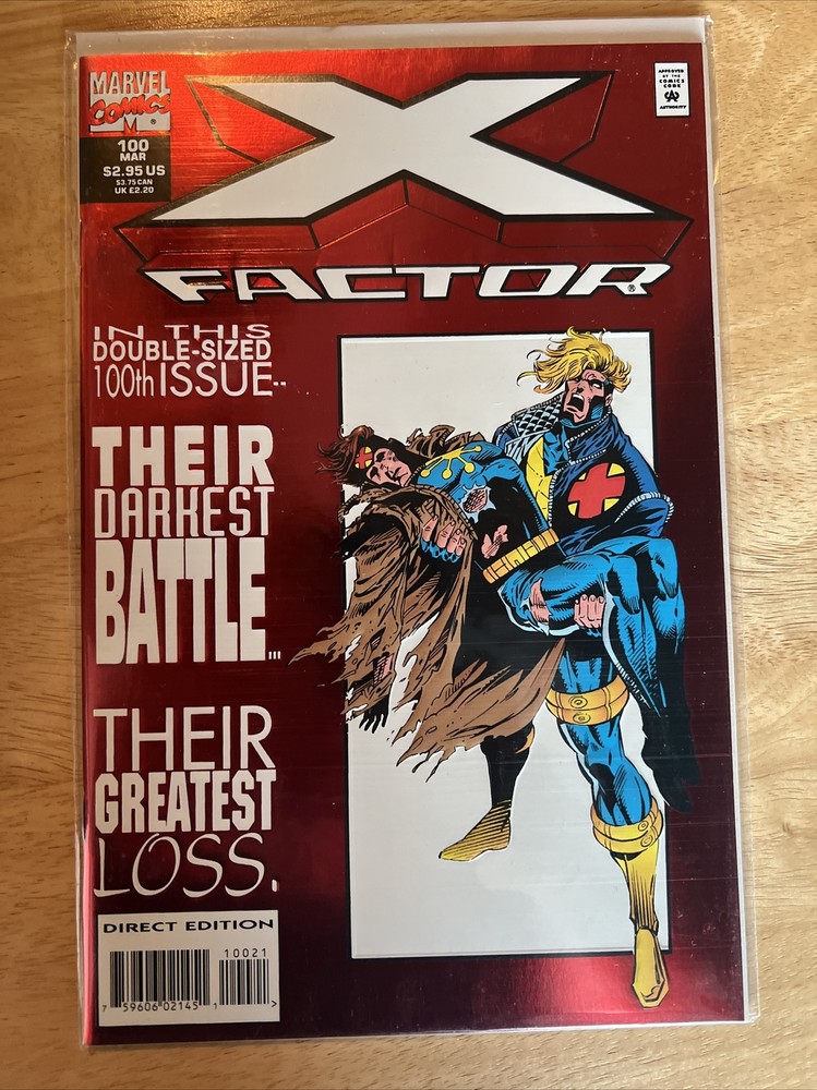 X-FACTOR #100 MODERN AGE MARVEL COMICs  X-Men 1994  NEAR MINT