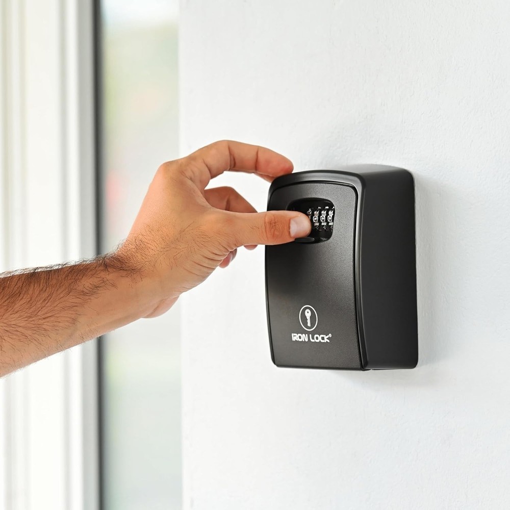 Outdoor Security Key Safe 4 Digit Combination Wall Mounted Key Lock Box