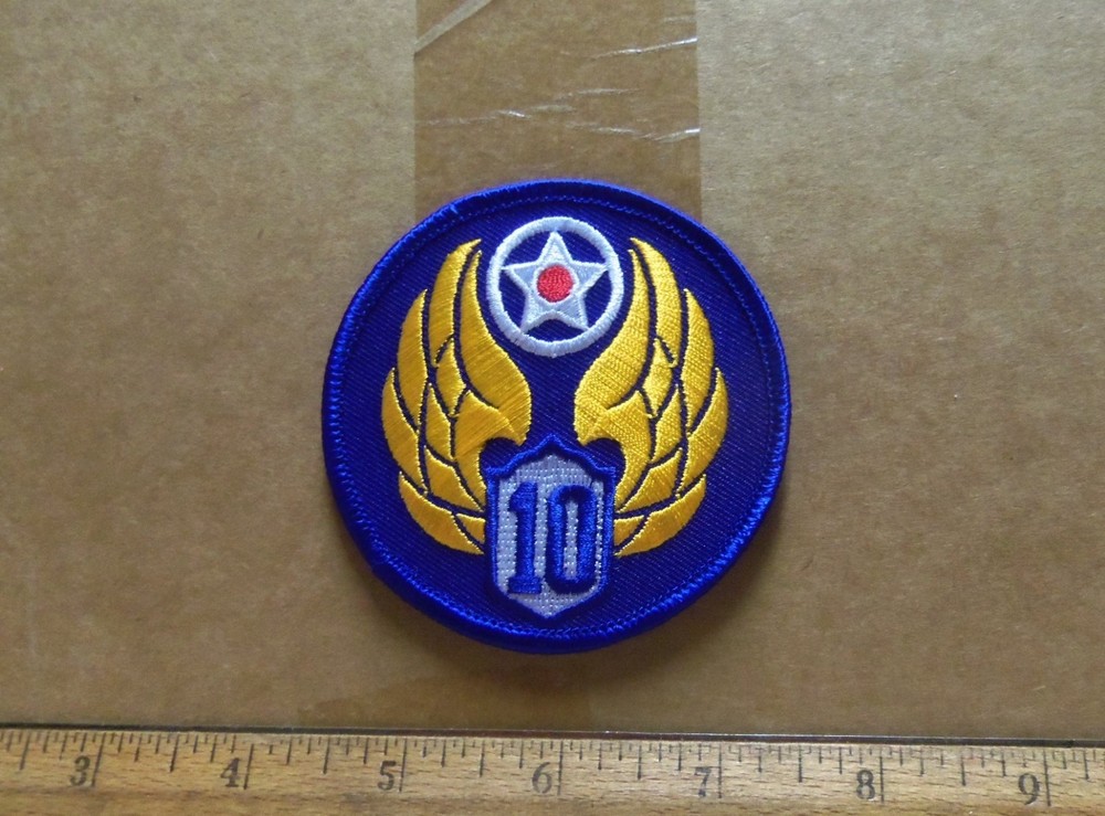 US Air Force - 10th Air Force Embroidered Patch