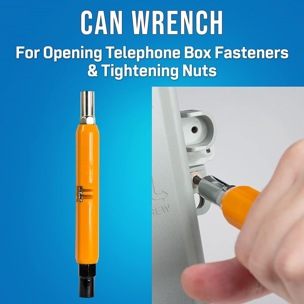 Compact 5-Piece Telecom Toolkit: Versatile Tools for Streamlined Installations