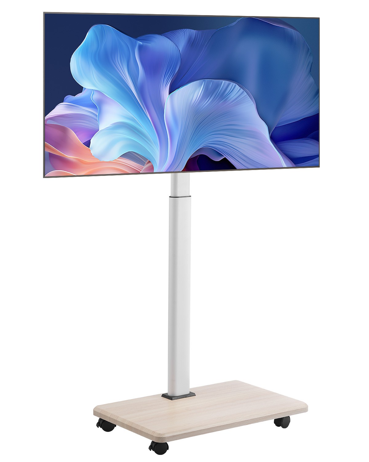 Rolling TV Stand Mobile TV Cart Holds Up to 99 lbs for 32-70 Inch Screens