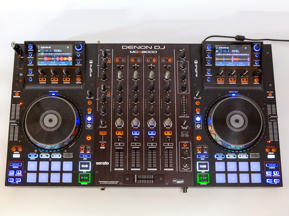 Denon MCX8000 DJ Controller  Standalone Engine USB Serato Pro Tested