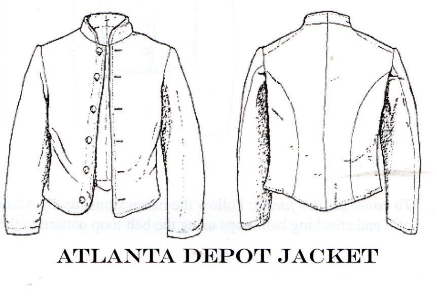 Civil War Military SHELL JACKET & Depot Variations Pattern Timeless Stitches 745