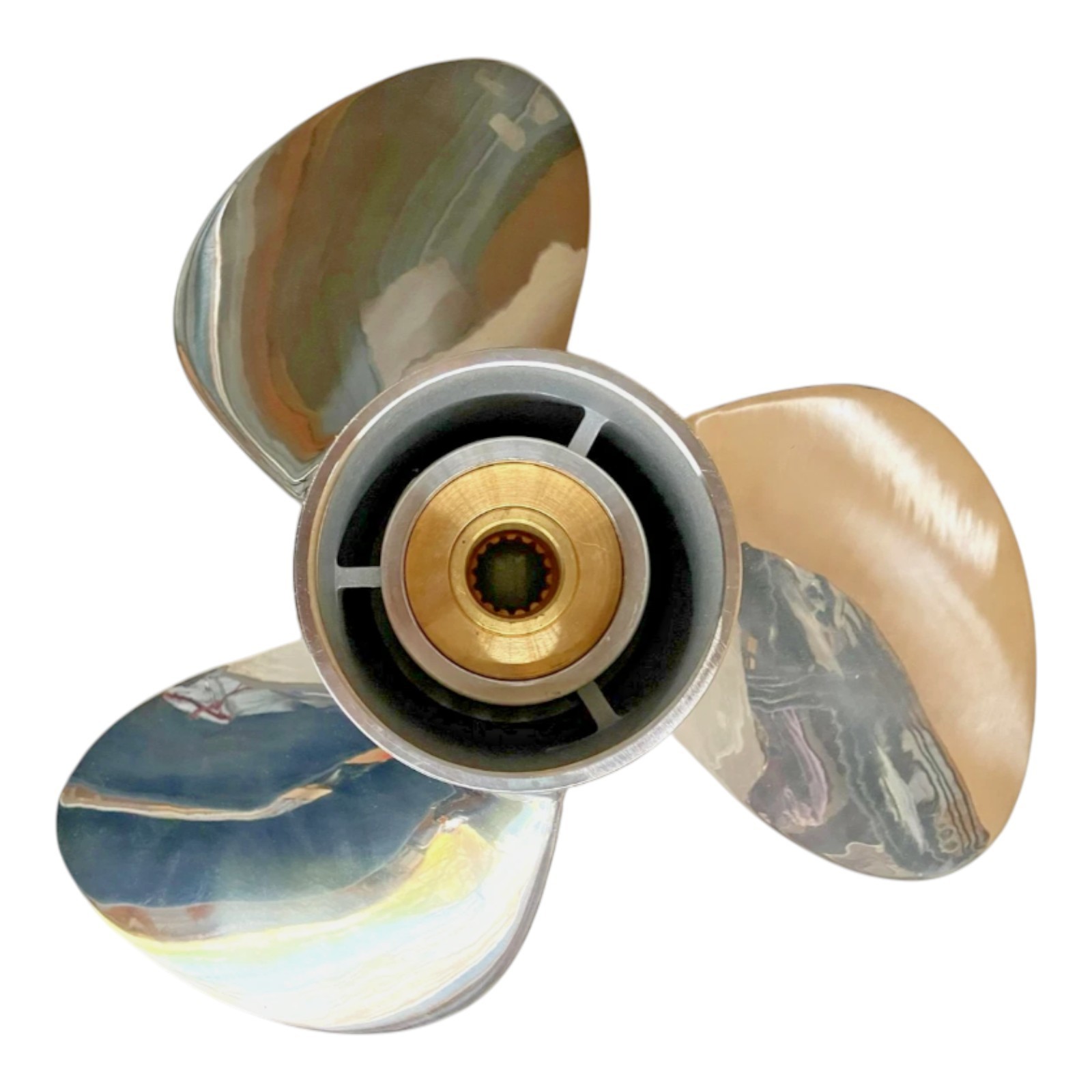 OEM New Suzuki Watergrip© Stainless Steel RH Prop (3 X 16 X 20R) 990C0-00810-20P