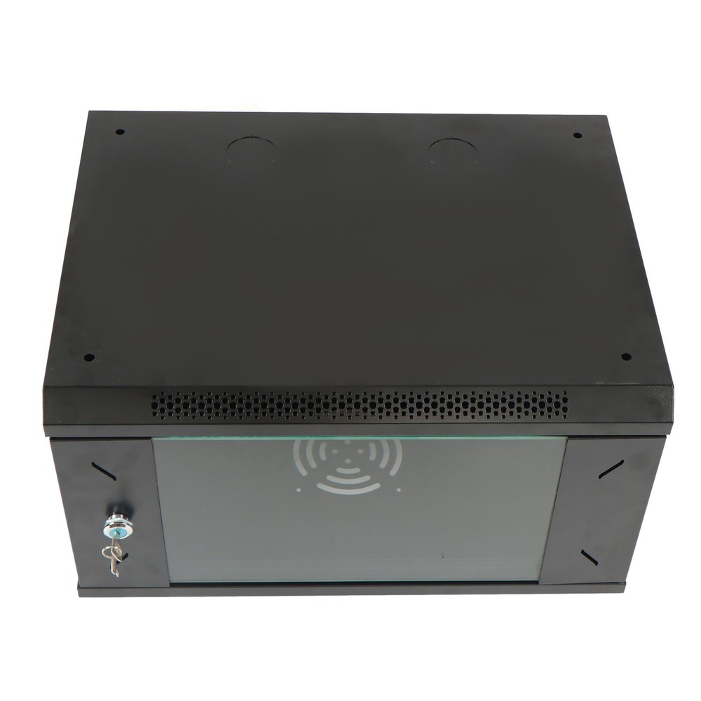 6U Wall Mount Network Server Rack Cabinet Enclosure 15.5'' Deep Door Lock