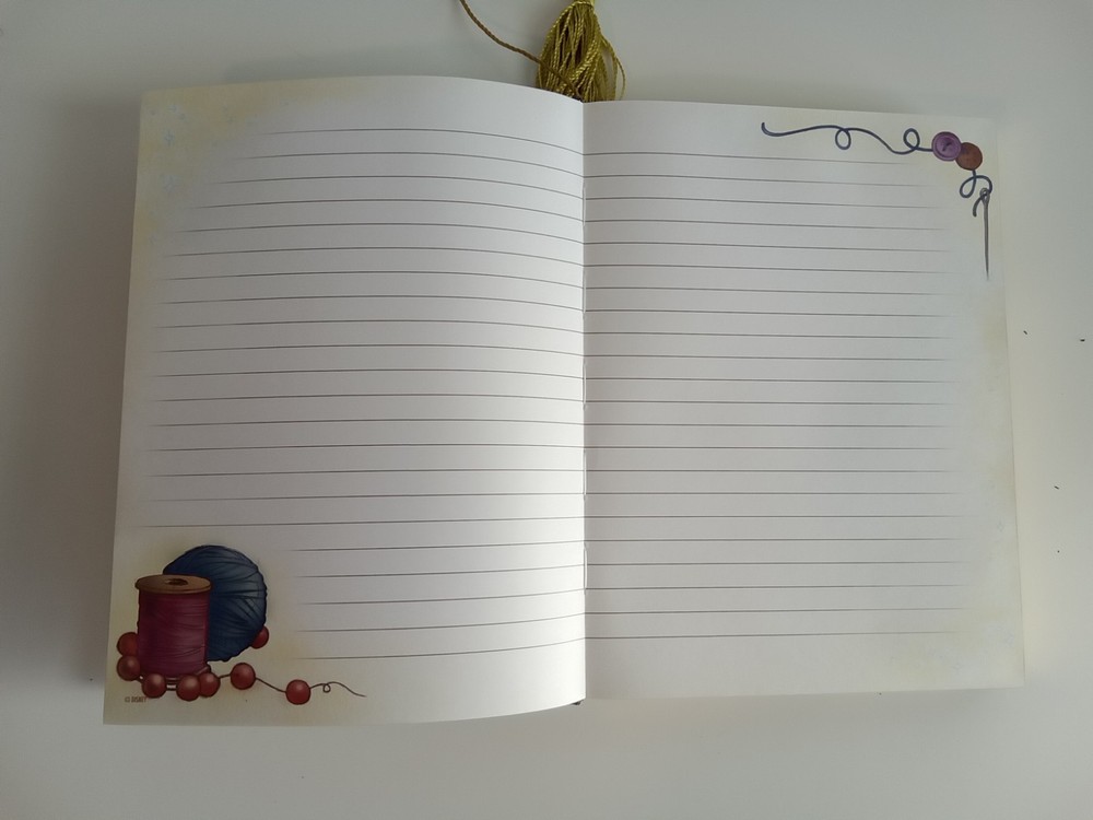 Hard Cover Tinkerbell Gold Edged Lined Journal Diary Notes