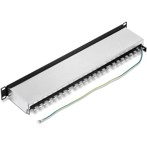 TRENDnet 16 Port Cat6A Shielded Patch Panel 10G Ready Network Interface