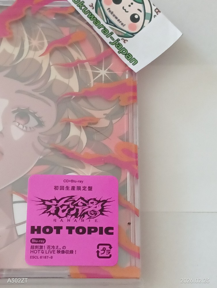 Hanabie. HOT TOPIC Limited Edition CD + Blu-ray