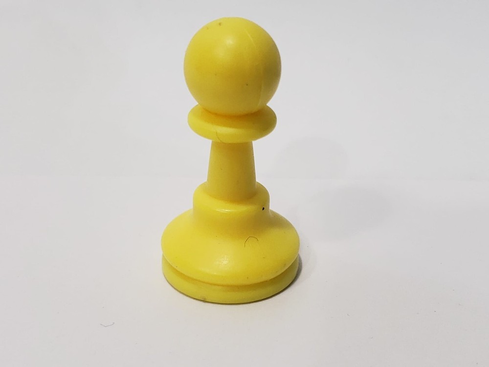Vintage Pawn Chess Piece Replacement Felt Bottom Plastic