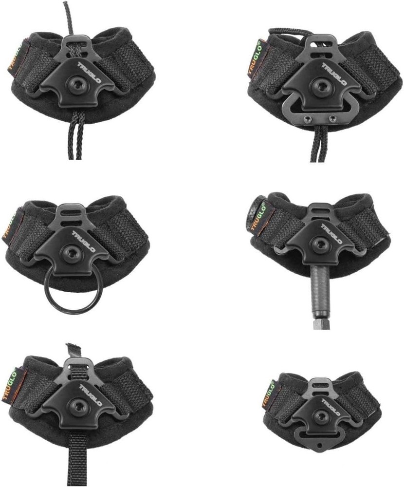 Universal Micro-Adjustable Archery Release Strap with BOA Closure - Black