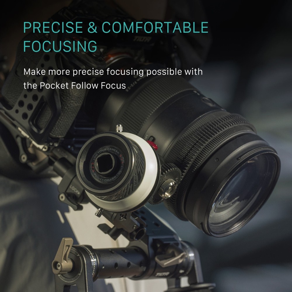 Tilta Pocket Follow Focus | Precise A/B Stops | Focus Gear Ring | Pull Focus