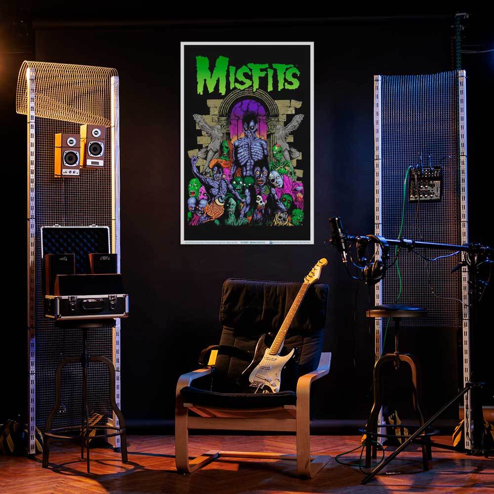 Misfits Earth A.D. Blacklight Poster 23" x 35"