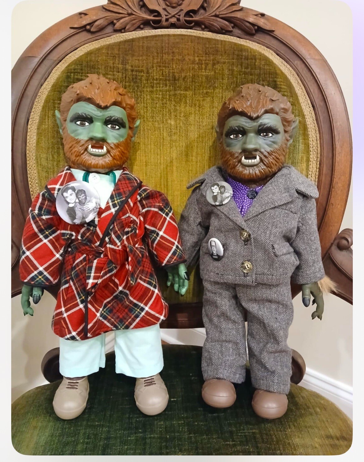 Munsters Woof Woof Doll. Heirloom quality, handmade Doll by Munsterland.