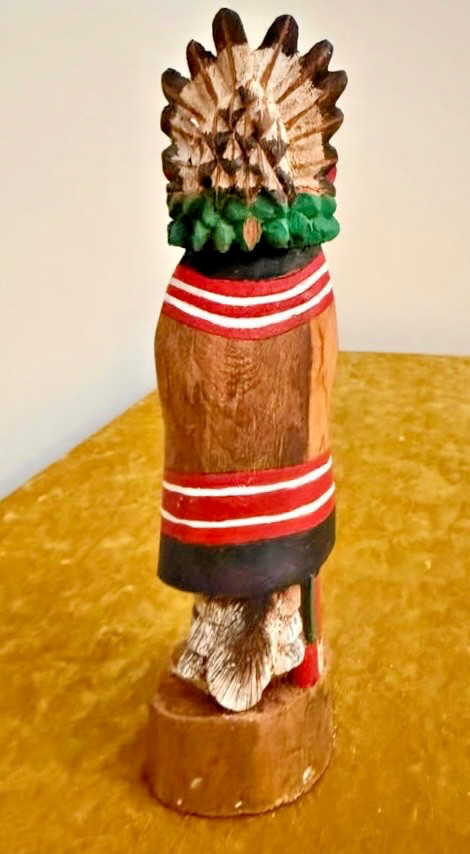 Original Kachina Wood Carving Doll - MORNING KACHINA, 7.5" Tall, By