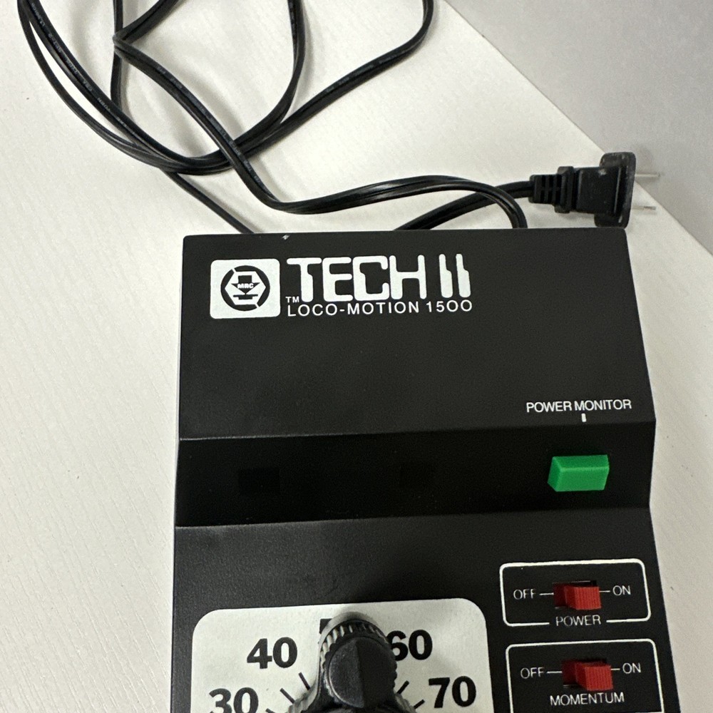 MRC Tech II Loco-Motion 1500 Train Controller HO Scale Transformer