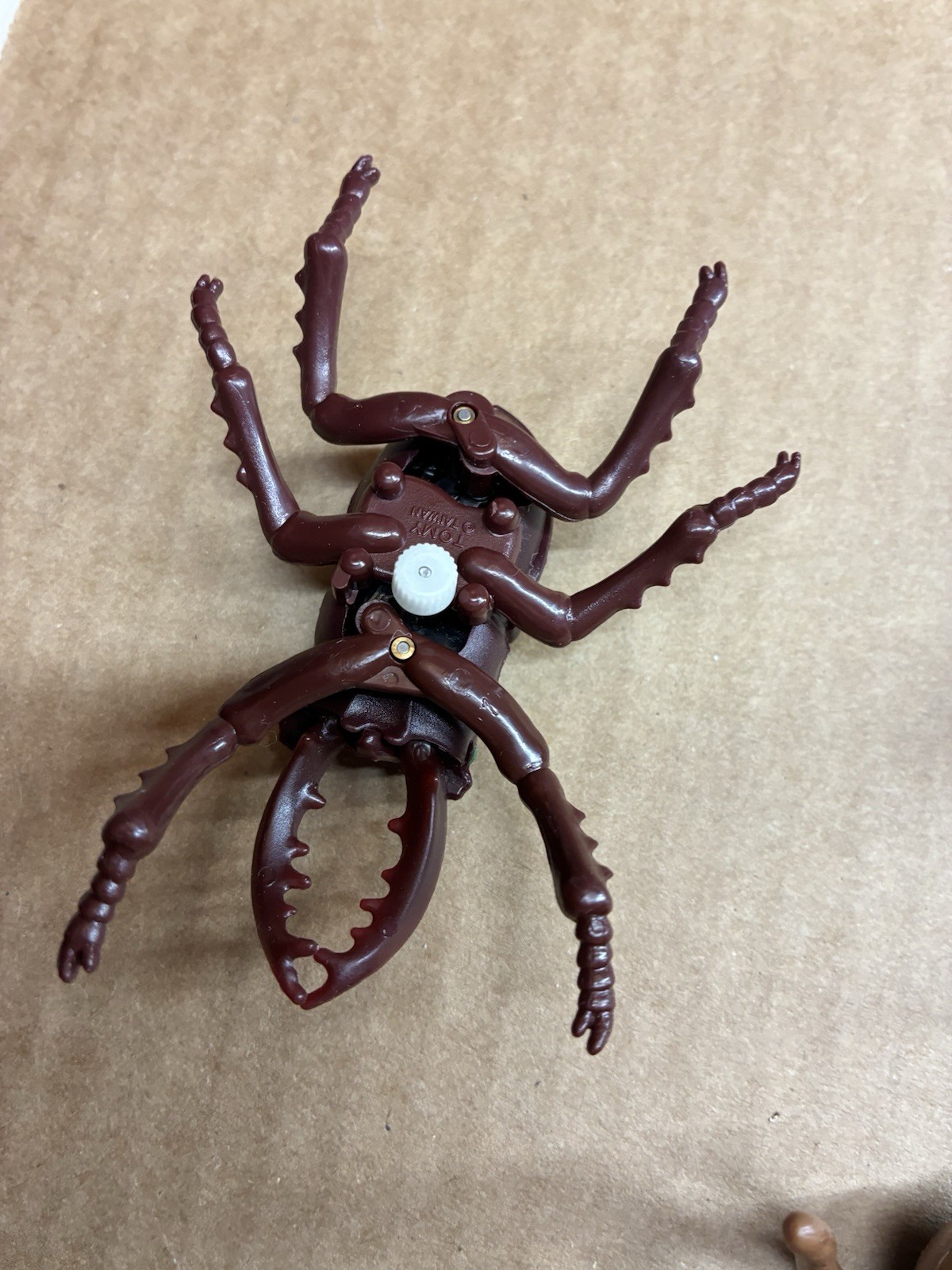 VINTAGE TOMY TOYS UGH -A - BUGS BEETLE WIND UP TOY Spider Bug 3 Total