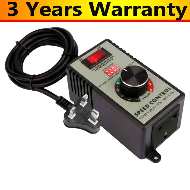 Angle Grinder Speed Control Electronic Voltage Regulator w/Overload Protection