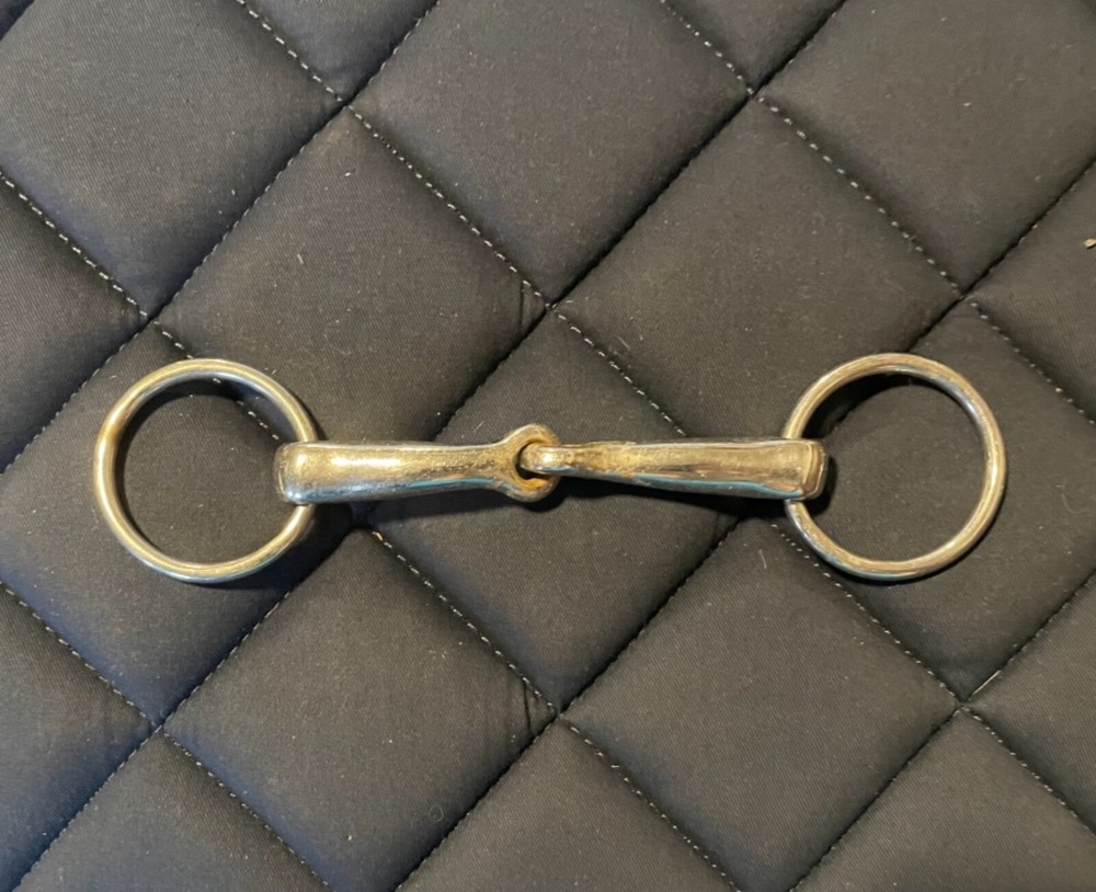 O Ring Metal Jointed Snaffle Bit 4.5”