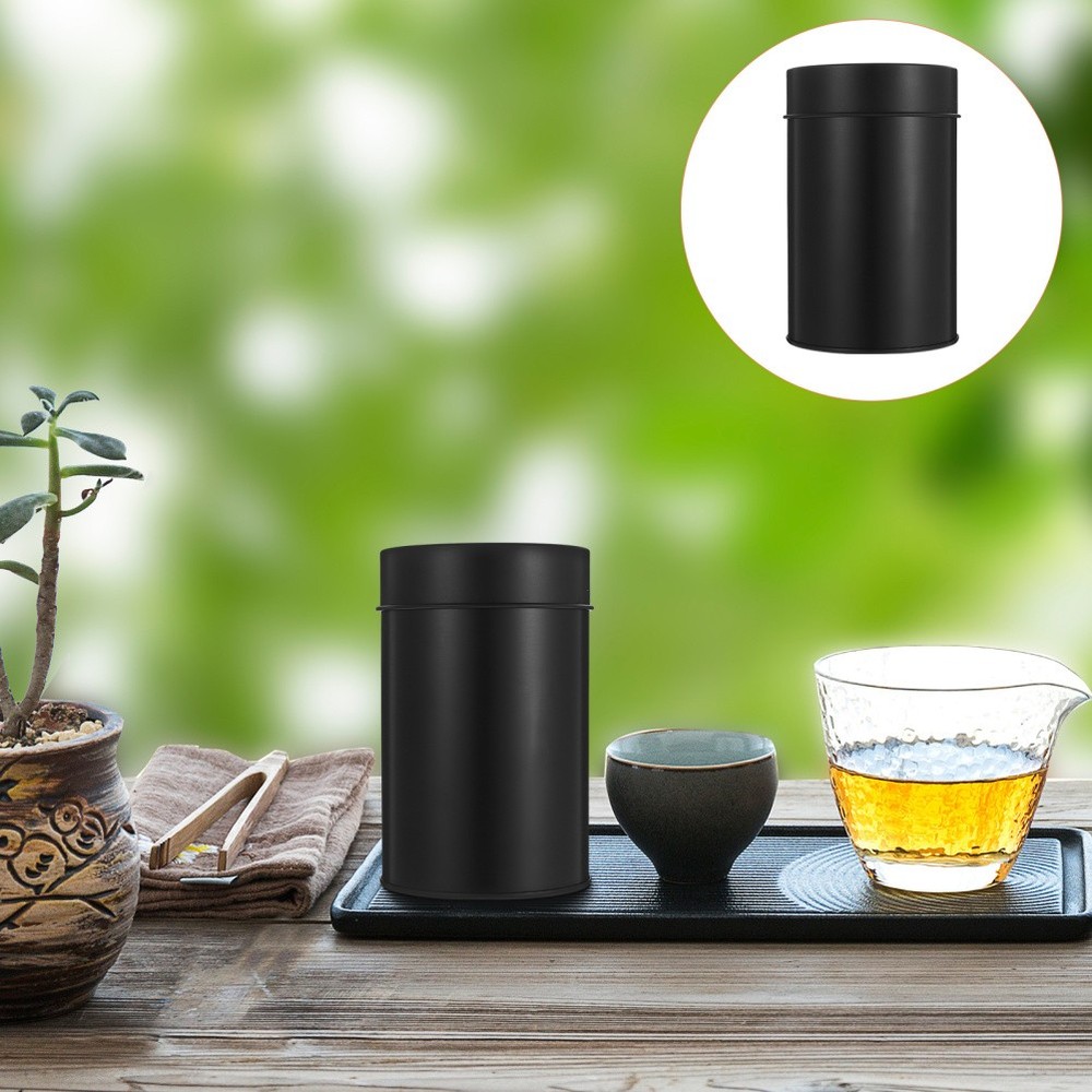 Tea Canister Storage Tin Container Containers with Lids Organizer