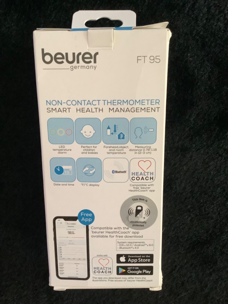 Beurer FT95 Non-Contact Thermometer Bluetooth