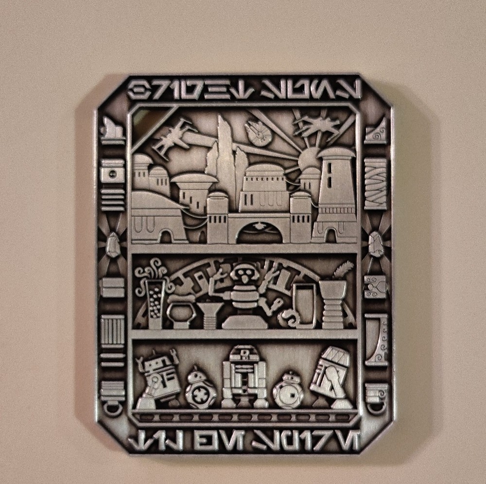 Star Wars Galactic Basic Translator Metal Printing Block Plate