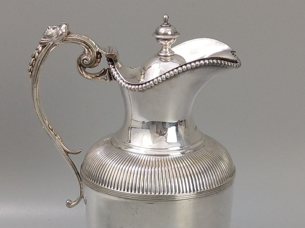 Antique syrup pitcher silver plated by Robert Pringle