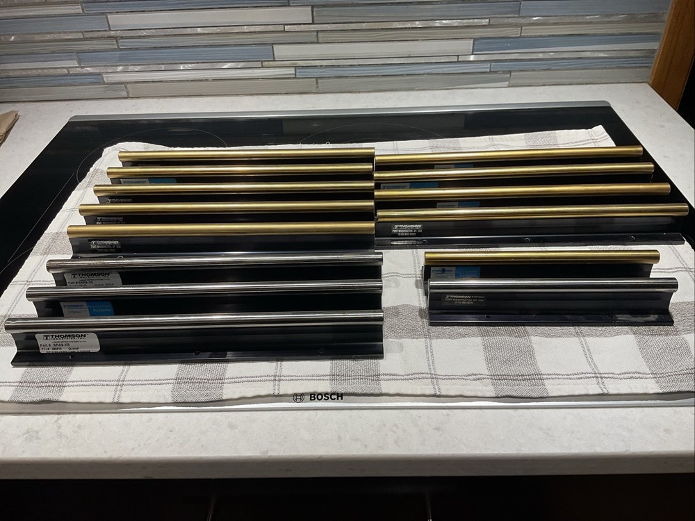 Thomson Linear 12” Quick slide Rails Plus 2 8”