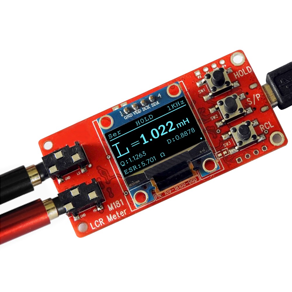 M181 LCR Bridge Tester Module Kit DIY Inductance Capacitance Meter Component Kit