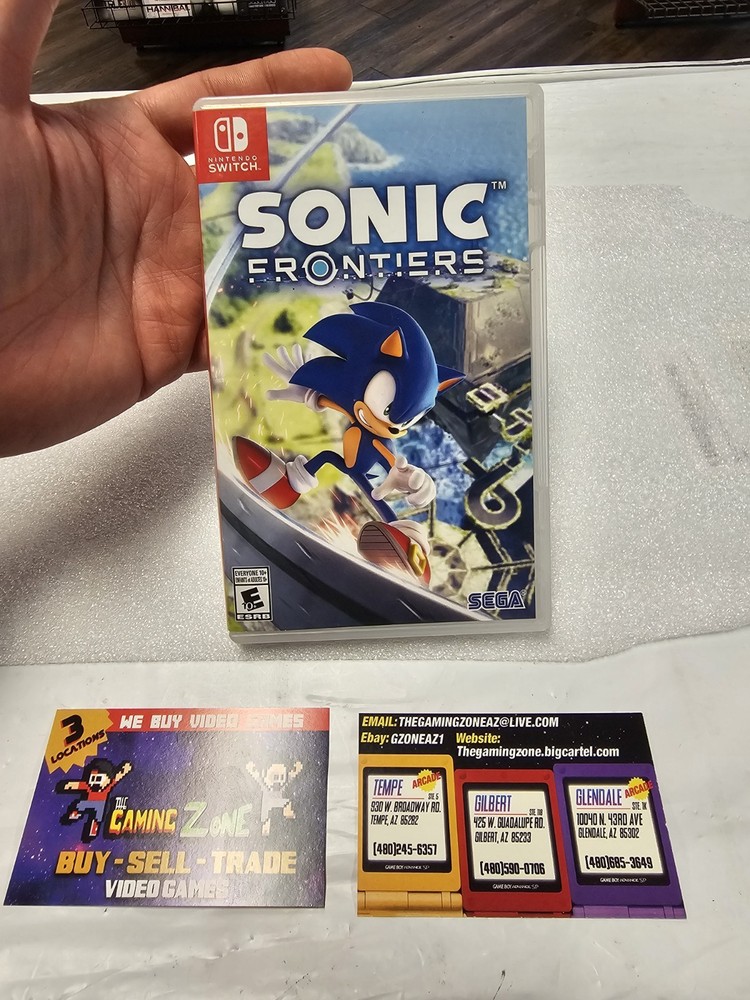 Authentic Replacement Case ONLY. Sonic Frontiers (Nintendo Switch) No Game!!